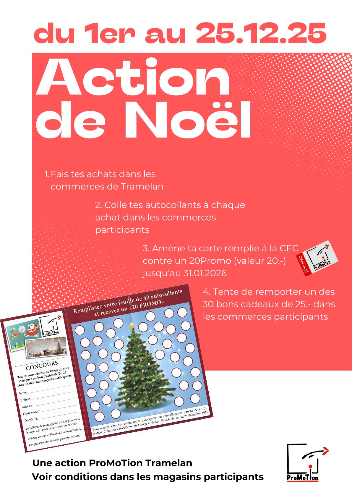 Affiche action de Noël 2025 1